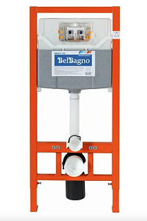 Система инсталляции д/унитаза BELBAGNO BB001-120 с кнопкой BB005-PR-CHROME