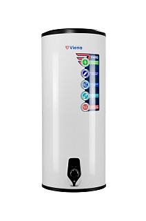 Водонагреватель Viena  EVS 100-V (1,3+0,7кВт)  нерж. круглый 