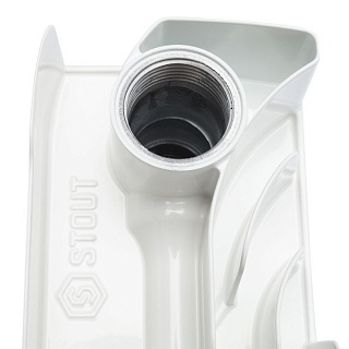 Радиатор бимет. Space 4 сек. 500 (186 Вт) STOUT (SRB-0310-050004)  ВЫГОДА
