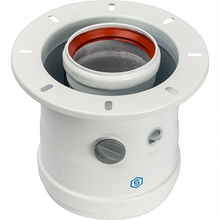 Элемент дымохода DN60/100 адаптер верт. коакс. SCA-6010-240100 STOUT (Bosch-Buderus)