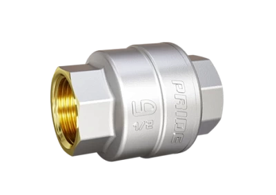 Клапан обратный 1/2" пружинный латунный шток LD Pride 58.15. Ру 40. В-В (24)