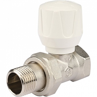 Клапан д/радиатора 1/2" ручной прямой терморегулирующий   (SVR 2122 000015) STOUT