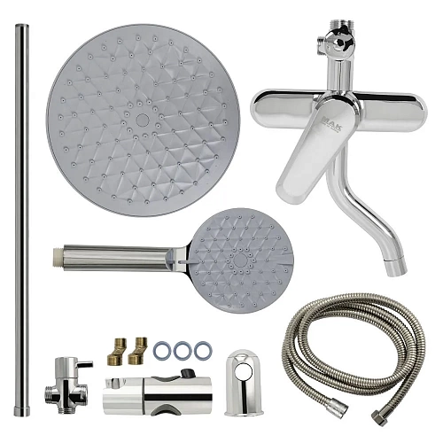 MAK - Душевая система  АБС пластик хромированный (код: 3066)