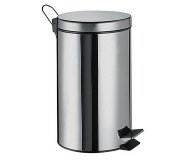 Ведро для мусора 7 л нерж/хром WasserKRAFT K-637