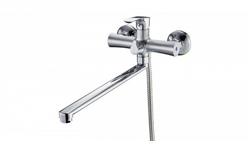 Смеситель д/ванны Solone (FAB7-A020) встр.перекл. длинный излив