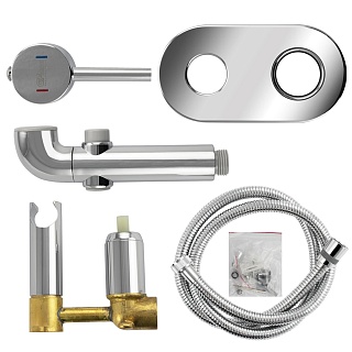 GFmark Смеситель гигиенический ВРЕЗНОЙ латунь (2062) 