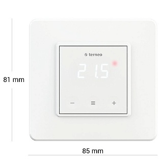 Терморегулятор Terneo S, в подрозетник, теплый пол 5-40°C, AC230V, 16A, DS Electronics
