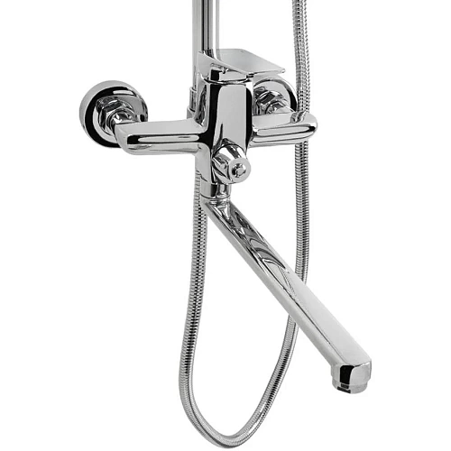 MAGNUS Душ.система с длинным изливом латунь хром (8575)