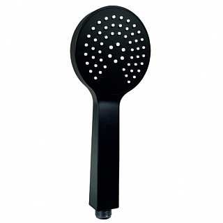 Лейка д/душа ARGO LAURA  AGD 20.1177 B пласт. черная  (42738)