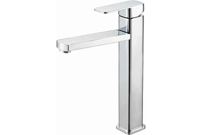 Смеситель д/раковины G-lauf (NEB1-B123) ф35 высокий хром, гайка