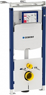 Система инсталляции д/унитаза GEBERIT 111.300.00.5+ кнопка черная 115.883.DW.1 + крепежи Sigma