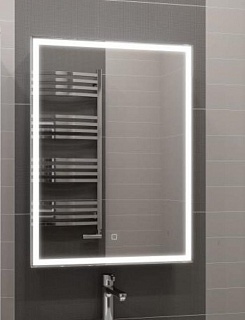 Зеркало-шкаф 60 "ALLURE" 600х800 ПР подсветка, сенсор  Континент