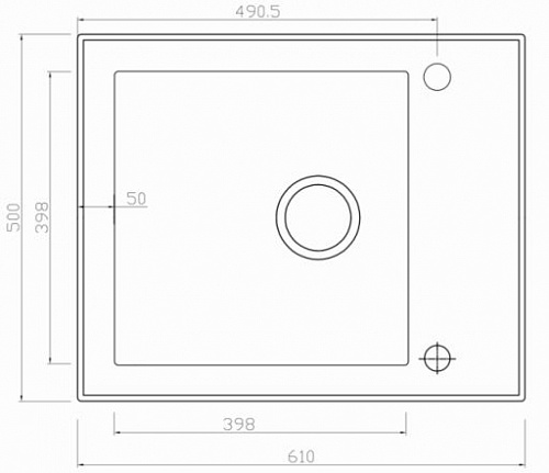 Кухонная мойка Seaman Eco Glass SMG-610B