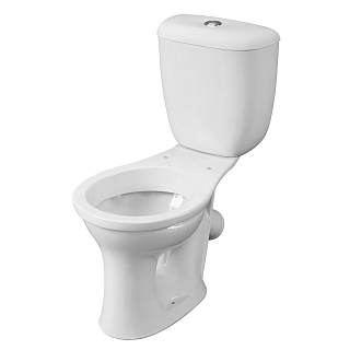 Унитаз-комп "Виктория" тарельчатый белый  с арм., сид., креп (Воротынск) 