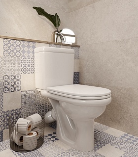 Унитаз-комп "Визит" бел.в комплекте (Воротынск) 