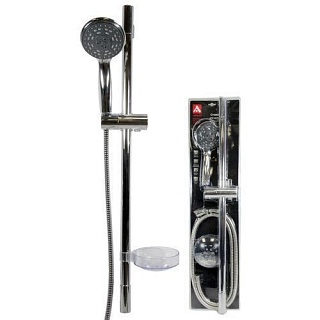 Душевой набор LIRA-B лейка,шланг,стойка,мыльница (блистер) ARGO 21.6382
