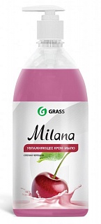 Крем-мыло д/мытья рук Milana "Спелая черешня" 1л /6 ВЫГОДА