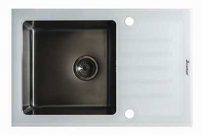 Кухонная мойка Seaman Eco Glass SMG-780W Gun (PVD)