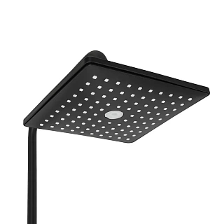 BRIMIX Душ.система из алюминия ЧЕРНАЯ с полочкой (81725)