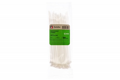 Хомут кабельный КСС 4х200 нейл. бел. (уп.100шт) Fortisflex 49397 440011
