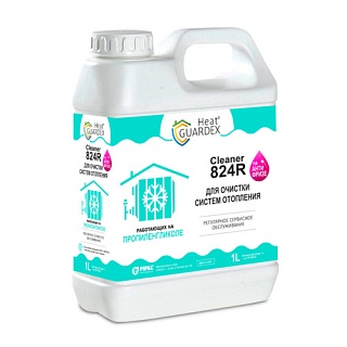 Реагент д/промывки систем отопления (антифриз пропиленгликоль) Cleaner824 R 1л