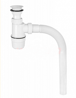 Сифон Элит бутылочный д/ умывальника пласт.чаш. 11/2х40 30980112