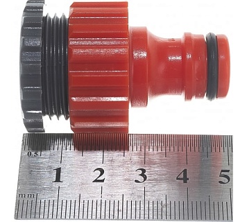 Адаптер GRINDA GI-X универсальный с внутренней резьбой-1/2"х3/4"пластик (8-426305_z01) 