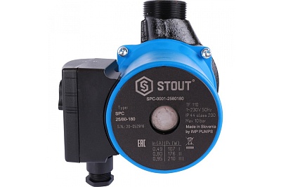 Насос циркуляционный 25/80-180 (SPC-0001-2580180) STOUT