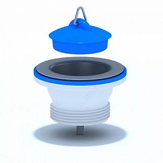 Выпуск 1 1/2" с нерж. сеткой и пробкой М105  Ани пласт (50)