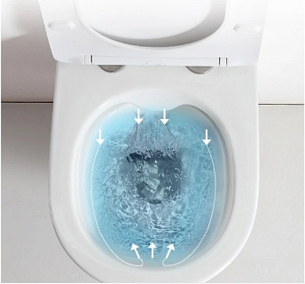 Унитаз подвесной Cerutti SPA "NEMO Aria PP" безободковый сид.пластик м/лифт CT9753  АКЦИЯ!!