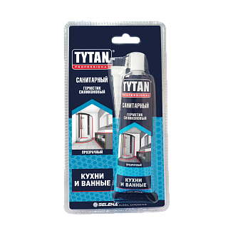 Герметик TYTAN- санитарный б/ц.85г.(24) (17649) ВЫГОДА