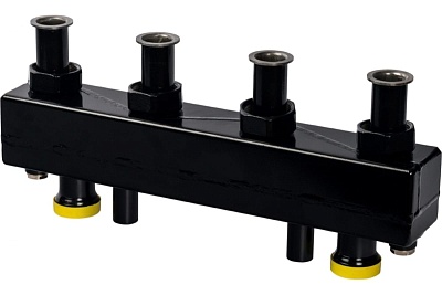 Коллектор распределительный 2 контура с гидравлическим разделителем DN25 (SDG-0018-004002) STOUT