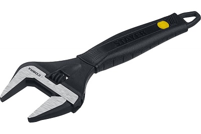 Ключ разводной COBRA STAYER 250мм, 50мм (27264-25) аналог крафтула тонких 