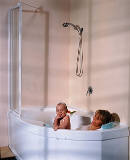 CM01000000    Ванна Rosa I 160*105 левая белая