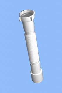 Гофрированная труба 1 1/2х40/50 Ани пласт К-106CR ХРОМ