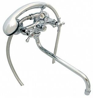 Смеситель д/ванны DOM керамика  трубч.излив 310мм  102  ARGO 34168 