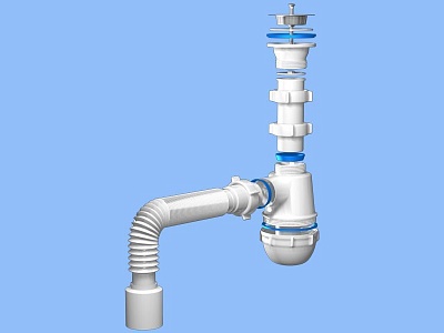 Сифон ани грот 3 1 2x40 с переливом мойки собрать