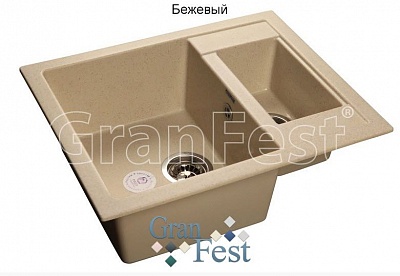 Кухонная мойка Granfest  Quadro GF-Q610K