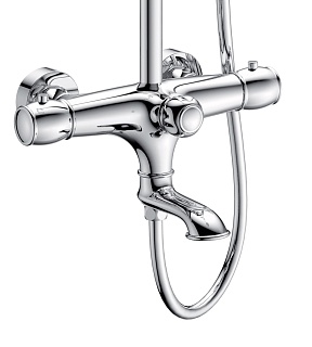 Душ. система KAISER Aria  душевая система  с термостатом (03182)