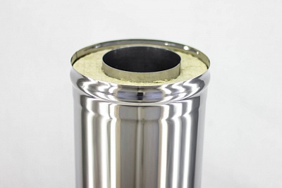 Сэндвич К 180/250  1,0 м  нерж 1 мм (AISI 304) / нерж 0,5 мм