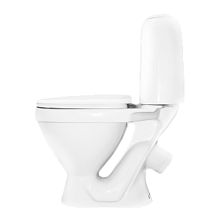 Унитаз-компакт "Виктория" (эконом/стандарт) белый (Самара) 