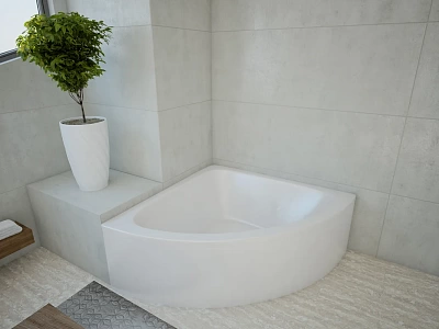 Ванна акриловая Юпитер 150х150 угловая