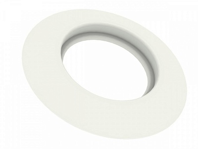 Декоративная манжета для трубы Ø 125 мм (Белая) TR.101 