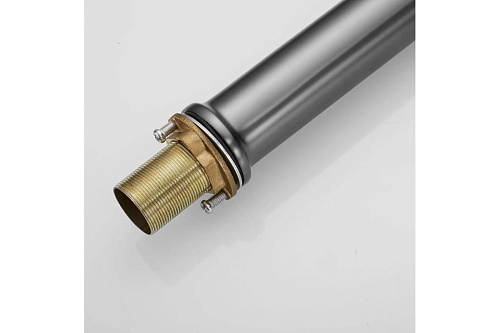 Смеситель д/раковины SHEVANIK высокий оружейная сталь S8311T