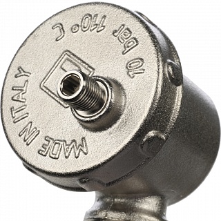 Воздухоотводчик автоматический угловой никель 1/2" 0-110С (144/10) (SVS-1013-000015)