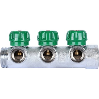 Коллектор распределительный 1", 3 отвода 3/4"ЕК (SMB 6850-013403) STOUT