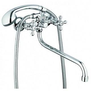 Смеситель д/ванны G-lauf (JMX7-A605) крест кер. 
