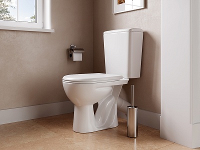 Унитаз-комп "Орион" бел. с арм., сид., креп (Воротынск) 