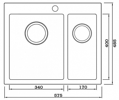 Кухонная мойка Seaman Eco Marino SMV-575R