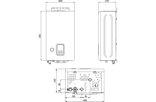 Котел электрический  Navien EQB - 12HW NEW ВЫГОДА! PEQB0012LH005	